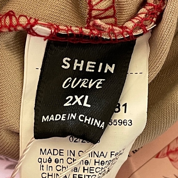 Rust Crushed Velvet Floral Dress Open Back Bow Y2K Fairycore Whimsigoth 2XL NWT - Picture 8 of 11